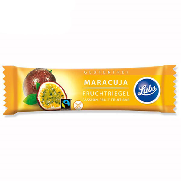 Baton fructe cu maracuja (fara gluten) BIO Lubs – 30 g driedfruits.ro/ Biscuiti vegani & Budinci & Snacks